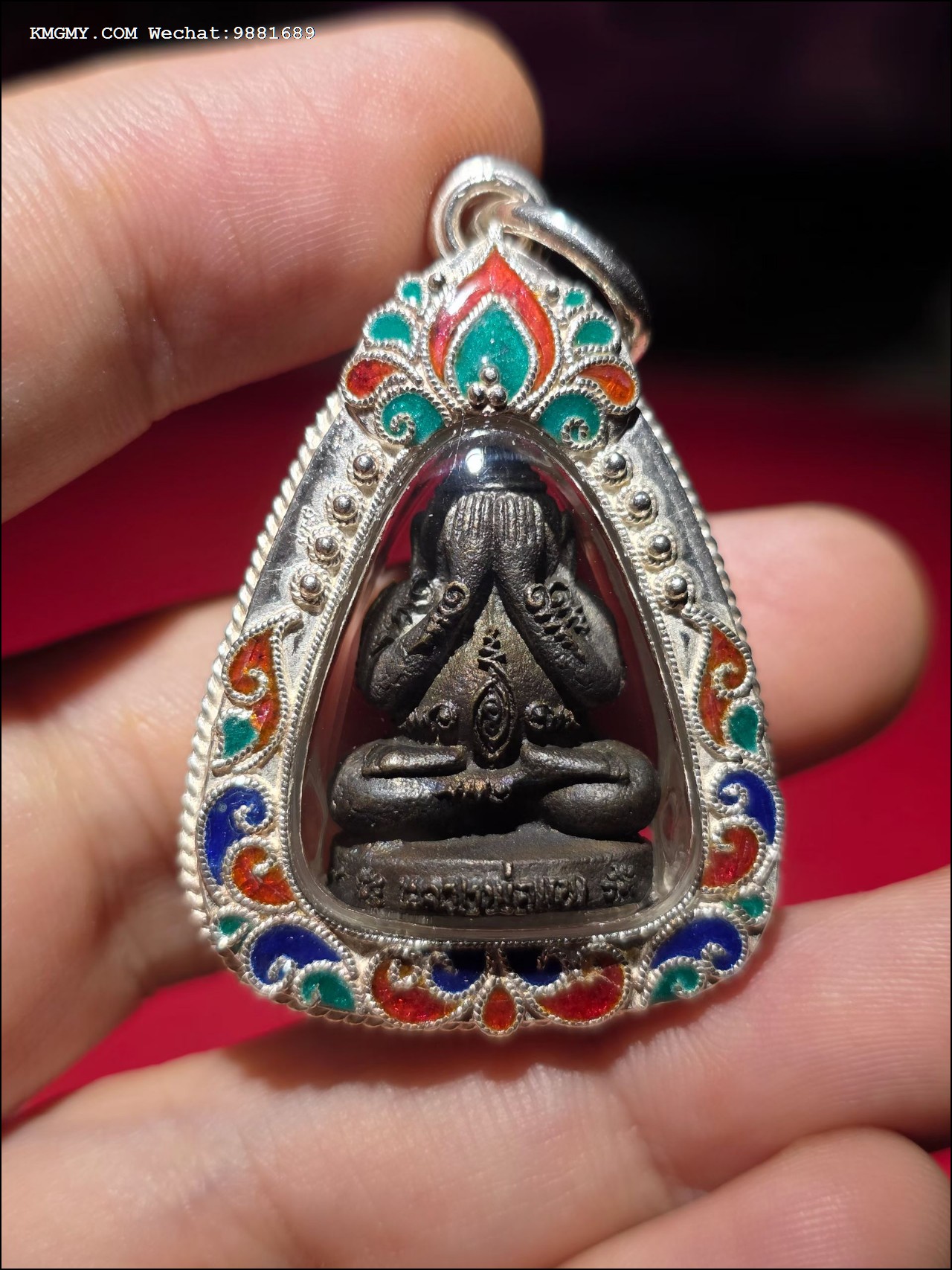 龙婆培2532火箭头掩面佛