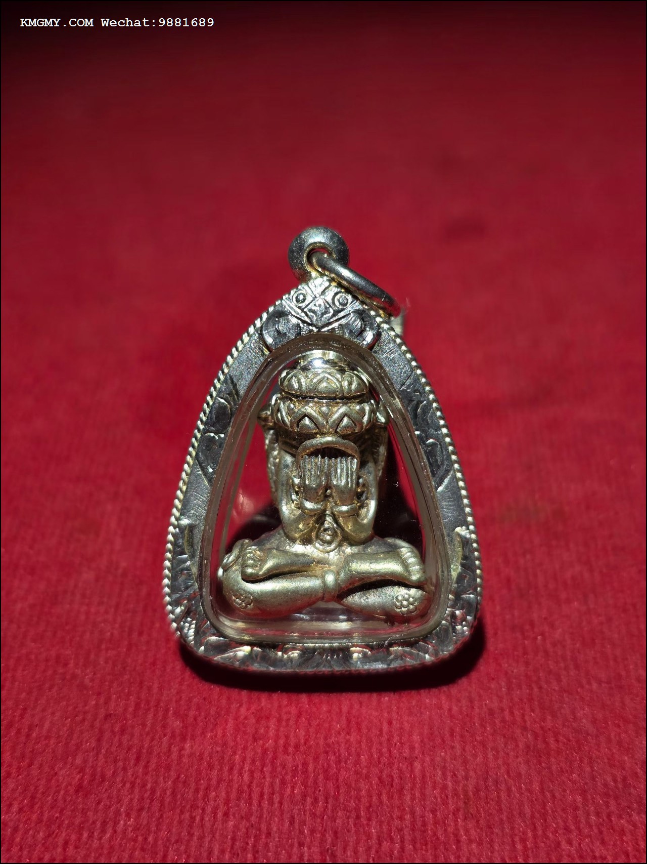 阿赞坤潘2545纯银掩面佛