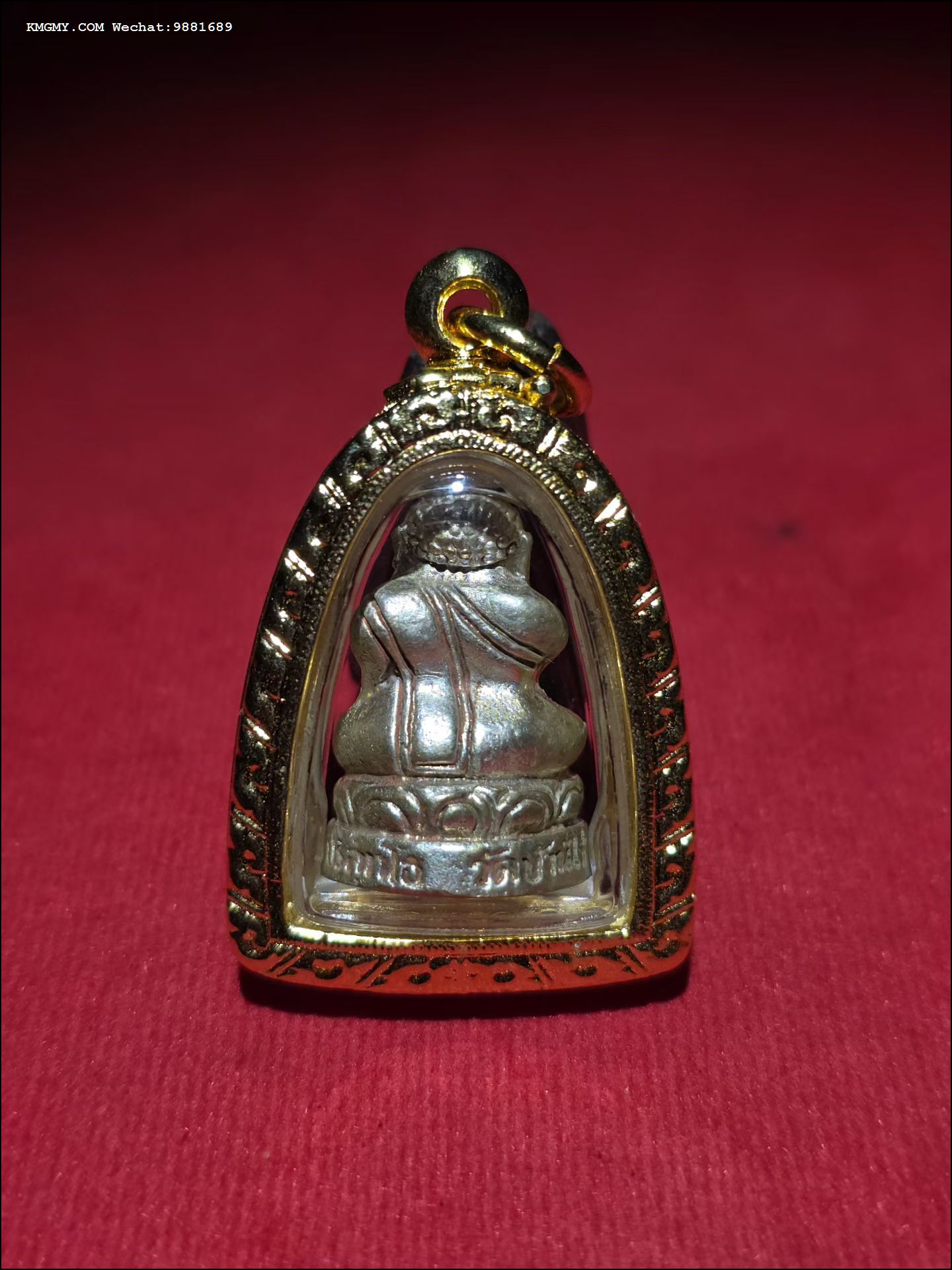 龙婆坤2536纯银掩面佛